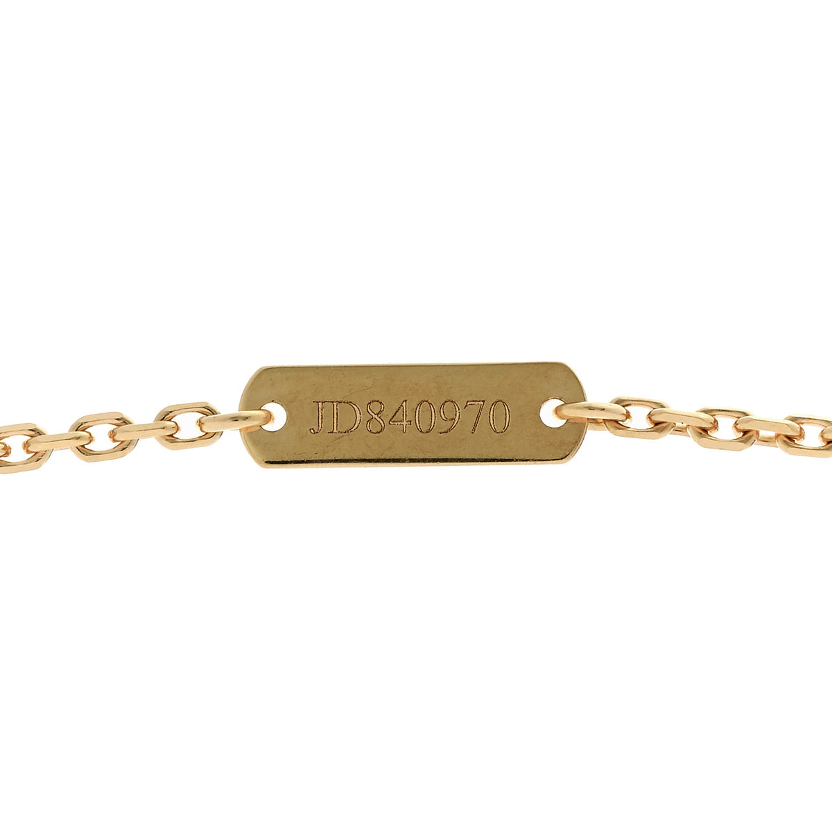 18K Yellow Gold Trace Chain Necklace