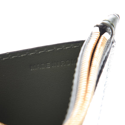 Burberry Metallic Hayes Goatskin D-Ring Zipper Coin Pouch Silver 7 of 8