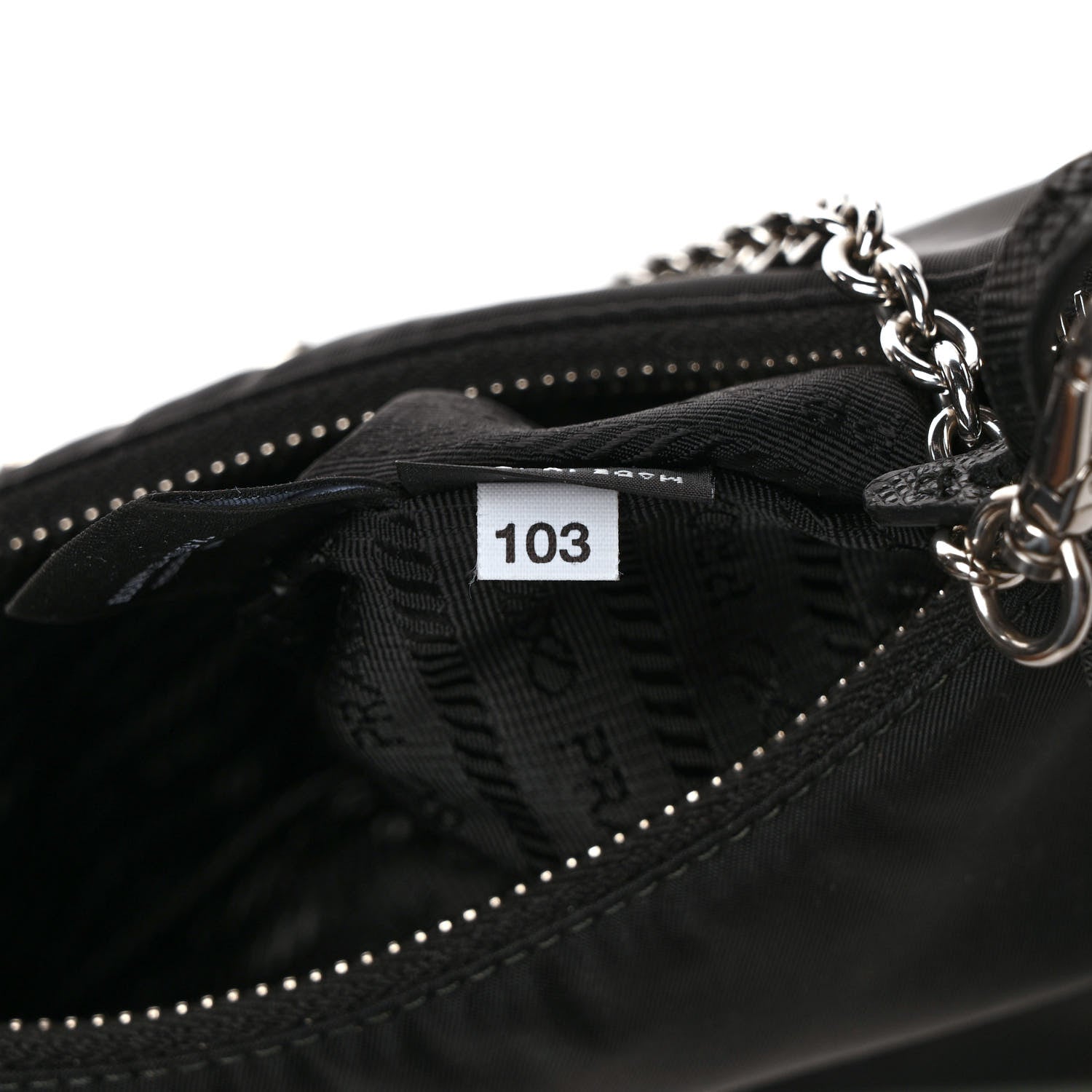 Prada Re-Nylon Saffiano Re-Edition 2005 Shoulder Bag Black 7 of 10