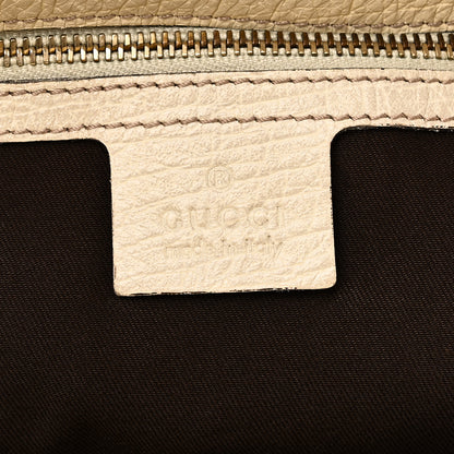Gucci Monogram Large Horsebit Chain Hobo Off White 6 of 10