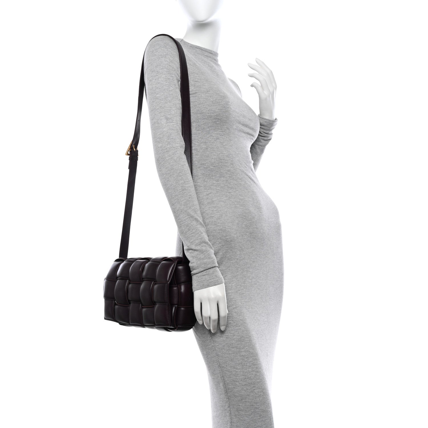 Bottega Veneta Nappa Maxi Intreccio Padded Cassette Crossbody Bag Grape 3 of 9