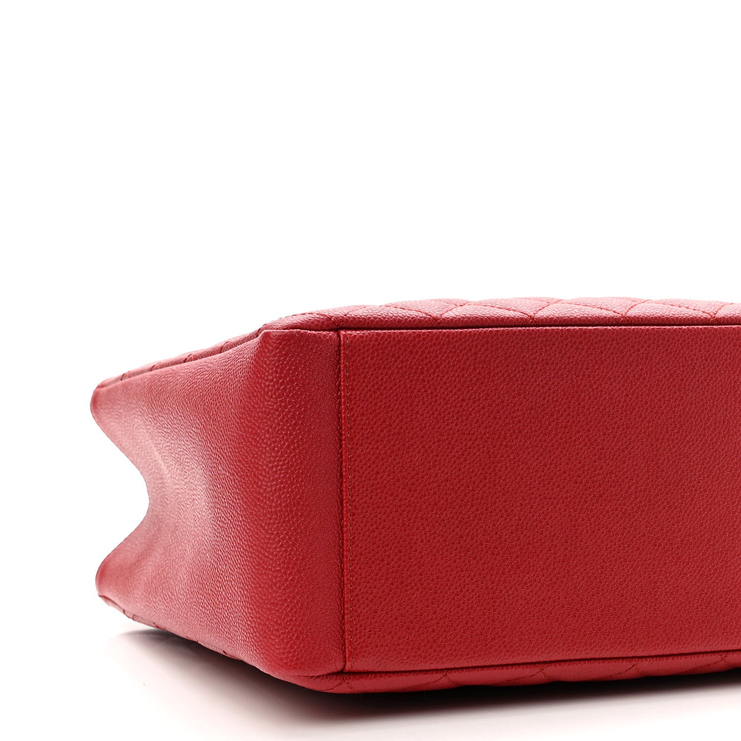 Caviar Quilted Grand Shopping Tote GST Red