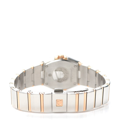 Omega Stainless Steel 18K Red Gold Diamond 24mm Constellation Quartz Watch Brown 123.20.24.60.63.002 3 of 6