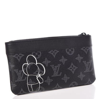Louis Vuitton Monogram Eclipse Vivienne Pochette Apollo PM 3 of 7