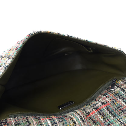 Chanel Tweed Sequins Havana Stroll Messenger Khaki 5 of 11