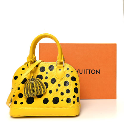 Louis Vuitton LV X YK Epi Alma BB Yellow Black 10 of 10