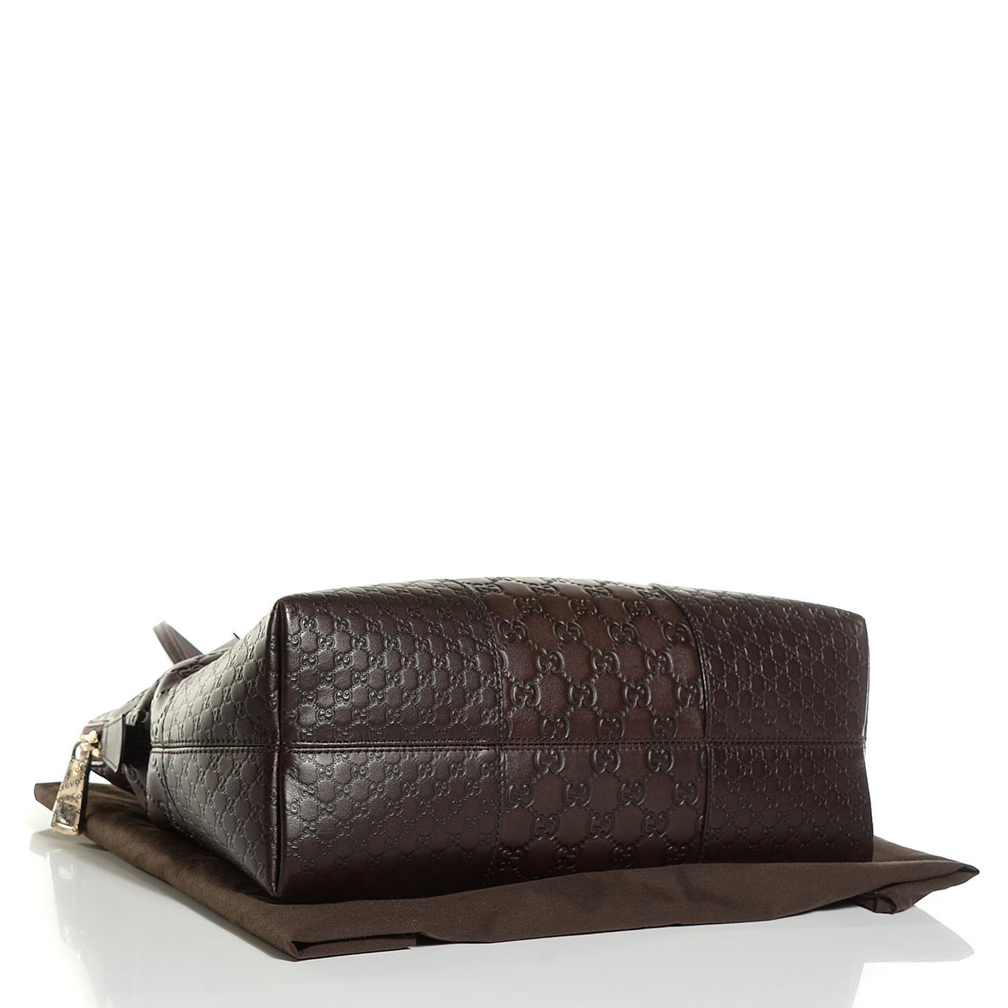 Guccissima Medium Bree Shoulder Bag Chocolate