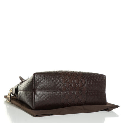 Gucci Guccissima Medium Bree Shoulder Bag Chocolate 4 of 9