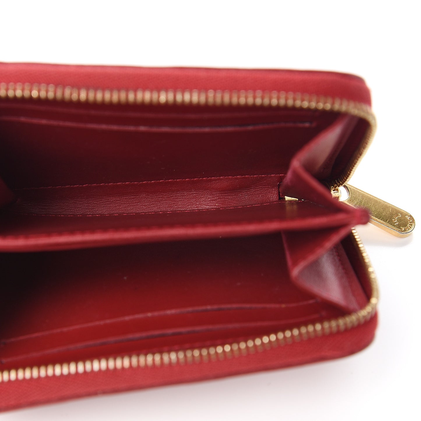 Vernis Rayures Zippy Coin Purse Pomme D'Amour