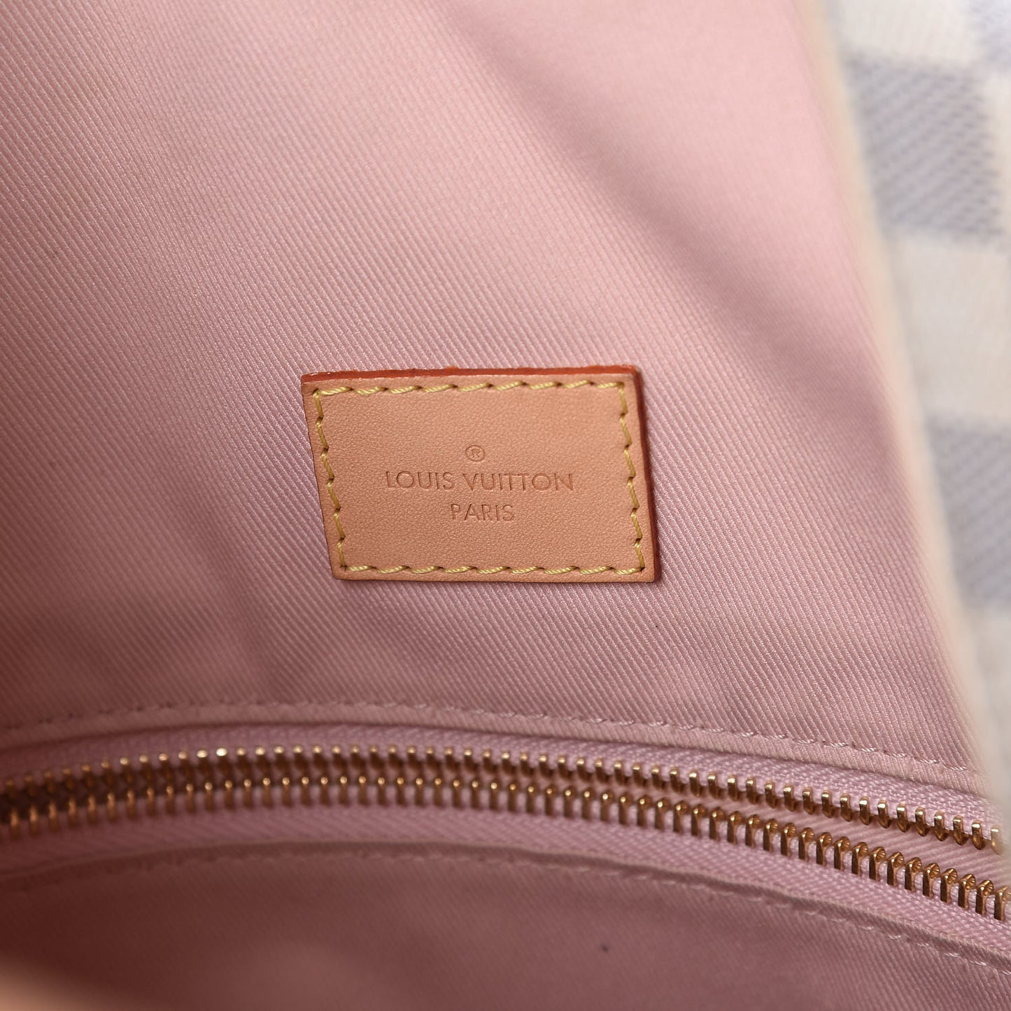 Damier Azur Graceful MM Rose Ballerine