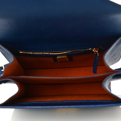 MCM Park Avenue Calfskin Small Patricia Crossbody Bag Blue 4 of 9