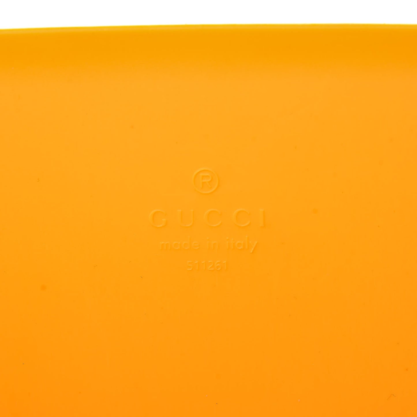 Rubber Oversized Logo Tote Marigold
