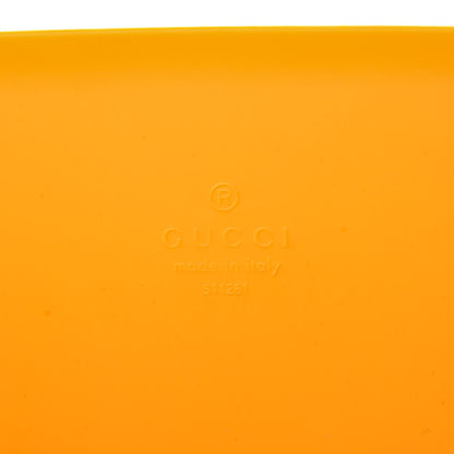 Gucci Rubber Oversized Logo Tote Marigold 7 of 13
