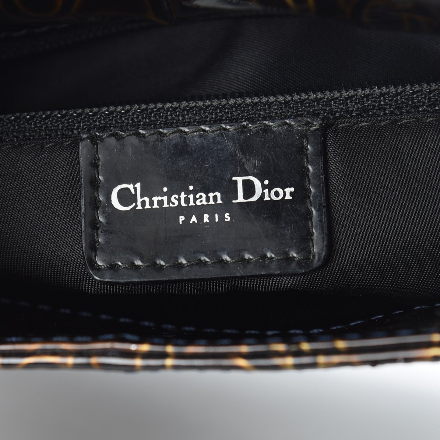 Patent Ultimate Mini Lady Dior Brown