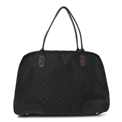 Gucci Monogram Large Princy Duffle Bag Black 1 of 10
