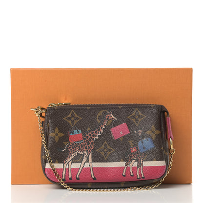 Louis Vuitton Monogram 2017 Christmas Animation Mini Pochette Accessories 8 of 8