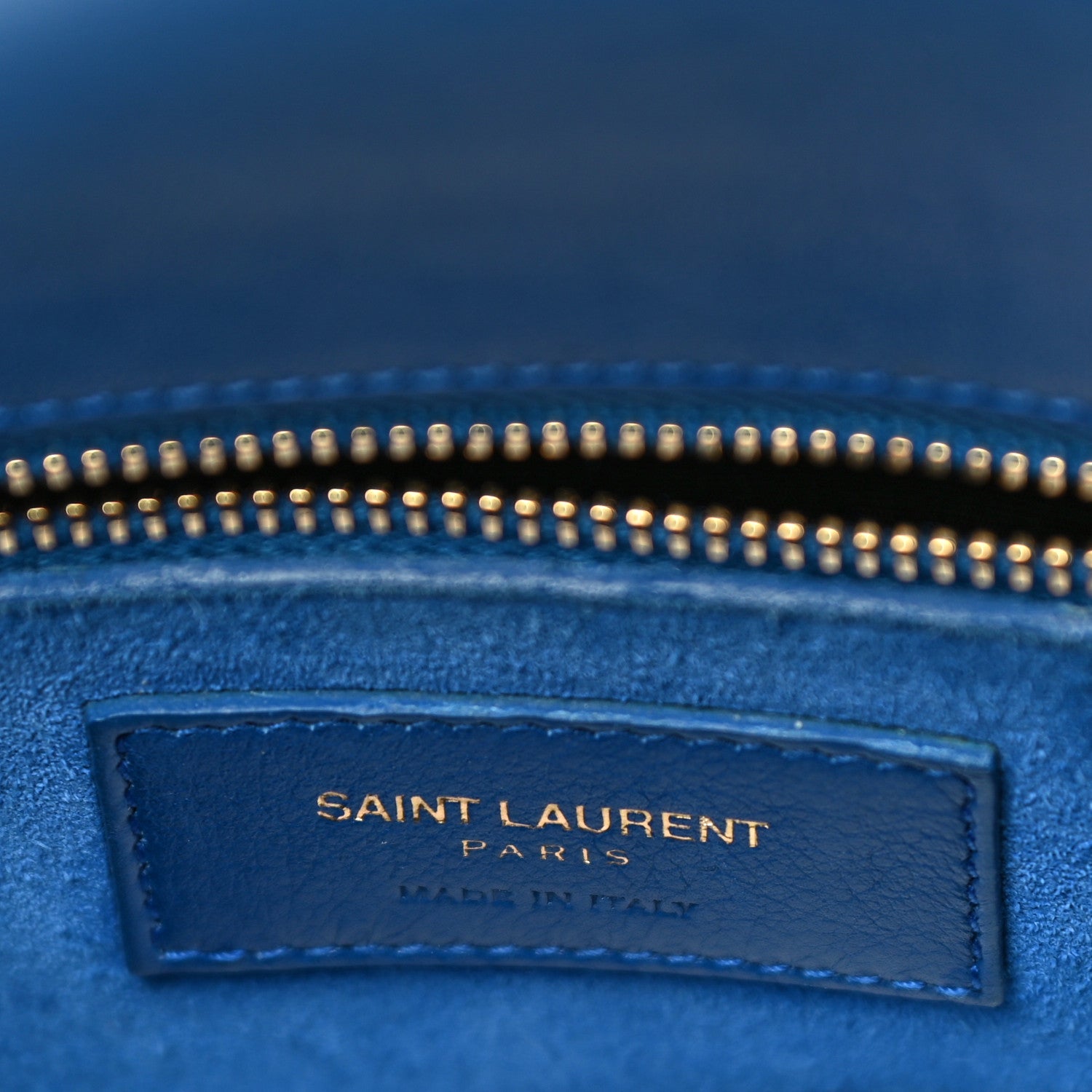 Saint Laurent Calfskin Small Sac De Jour Blue Majorelle 6 of 25