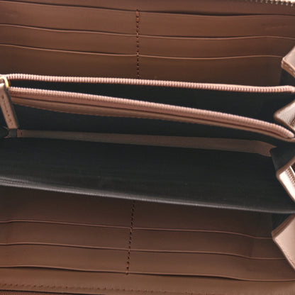 Gucci Calfskin Matelasse Pearly GG Marmont Zip Around Wallet Porcelain Rose 5 of 8