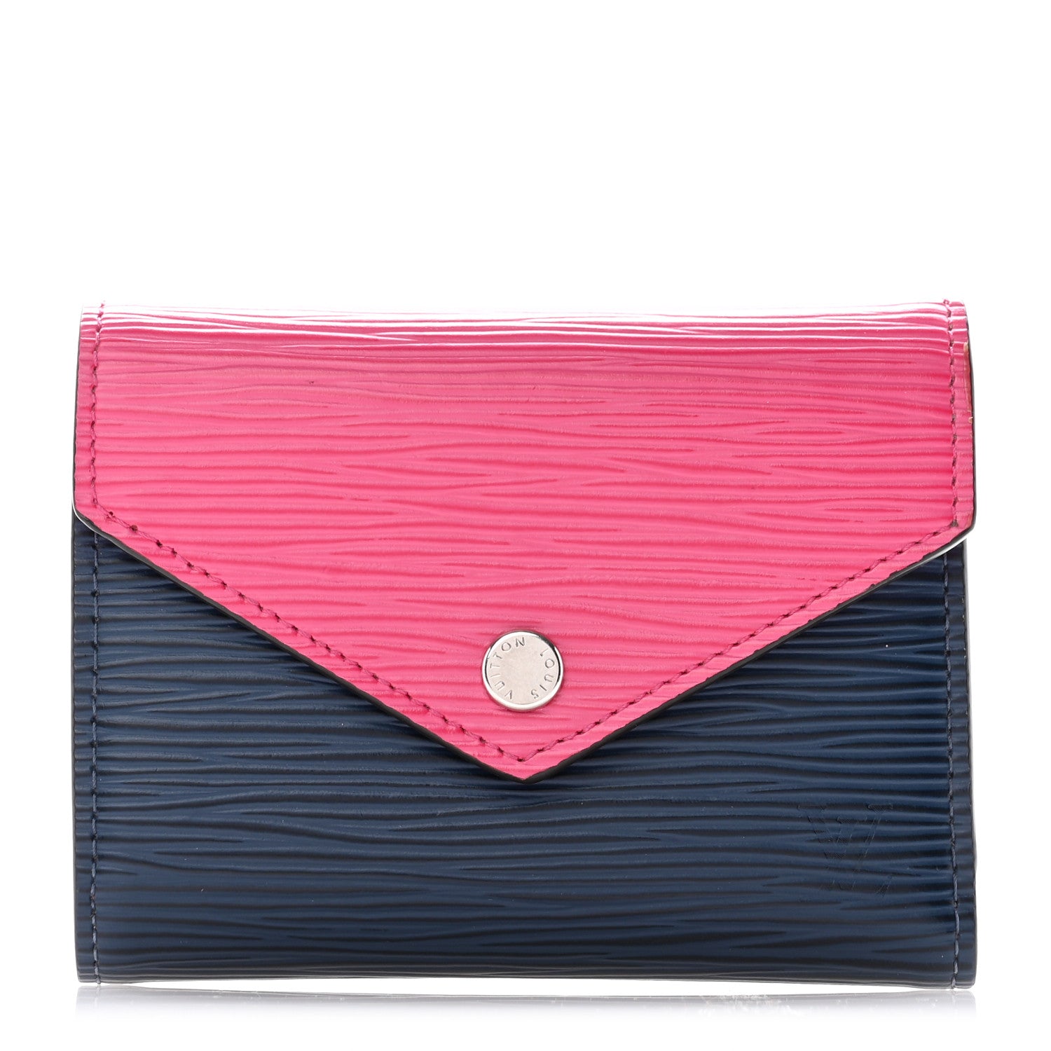Louis Vuitton Epi Victorine Wallet Indigo Hot Pink 1 of 11
