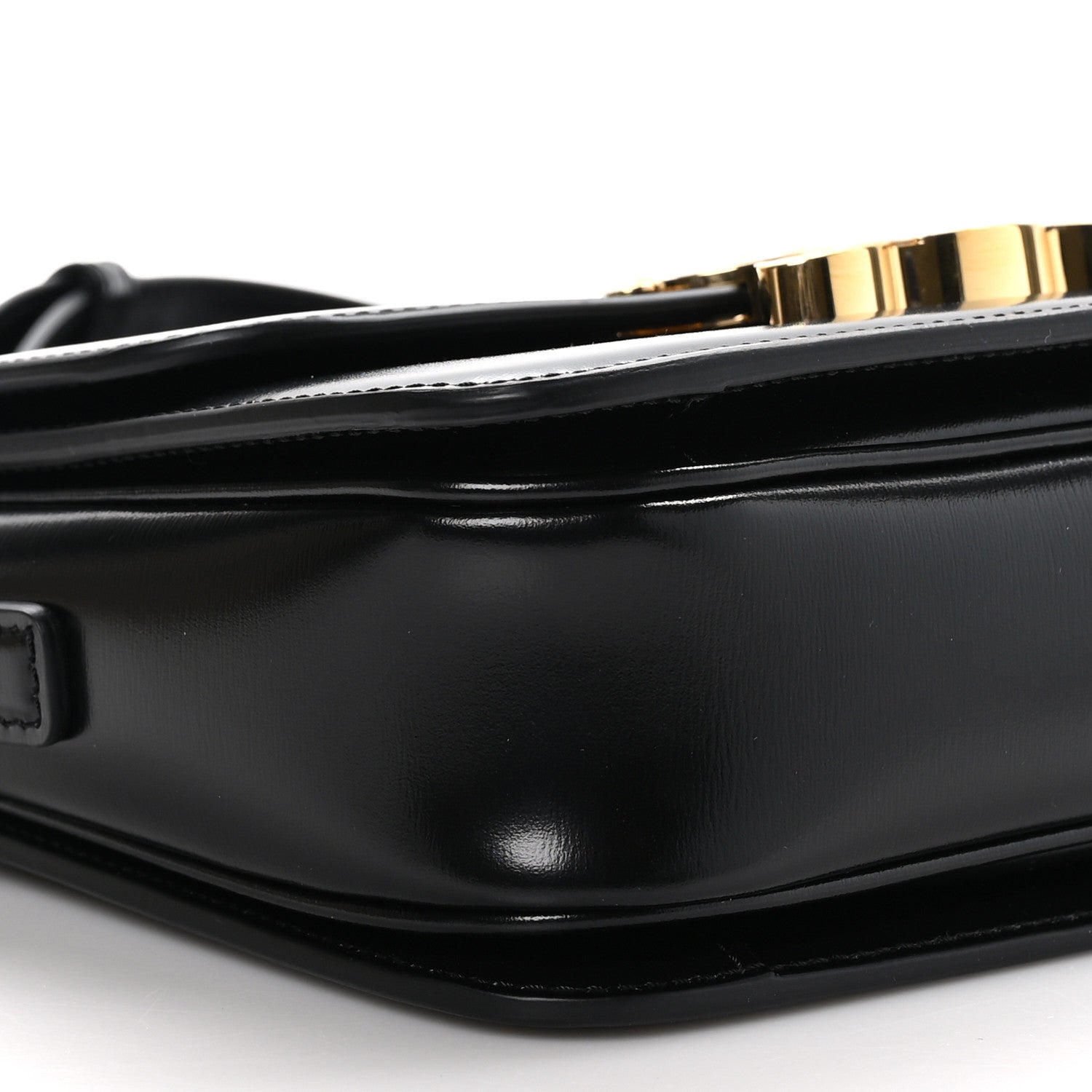 Celine Shiny Calfskin Small Triomphe Black 14 of 17