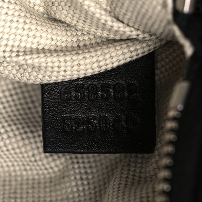Gucci Calfskin GG Tennis Embossed Belt Bag Black 6 of 9