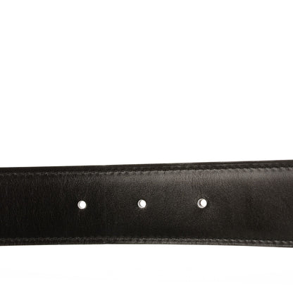 Hermes Box Togo 32mm Belt Strap 95 Black Chocolate 3 of 5