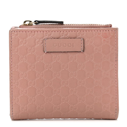 Gucci Microguccissima Bi-Fold Wallet Soft Pink 1 of 7
