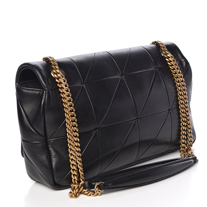 Saint Laurent Lambskin Patchwork Monogram Medium Jamie Black 3 of 9