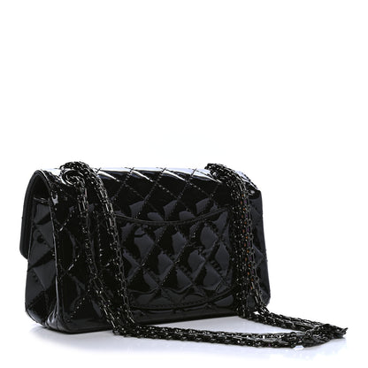 Chanel Patent Calfskin Quilted 2.55 Reissue Mini Flap So Black 2 of 6
