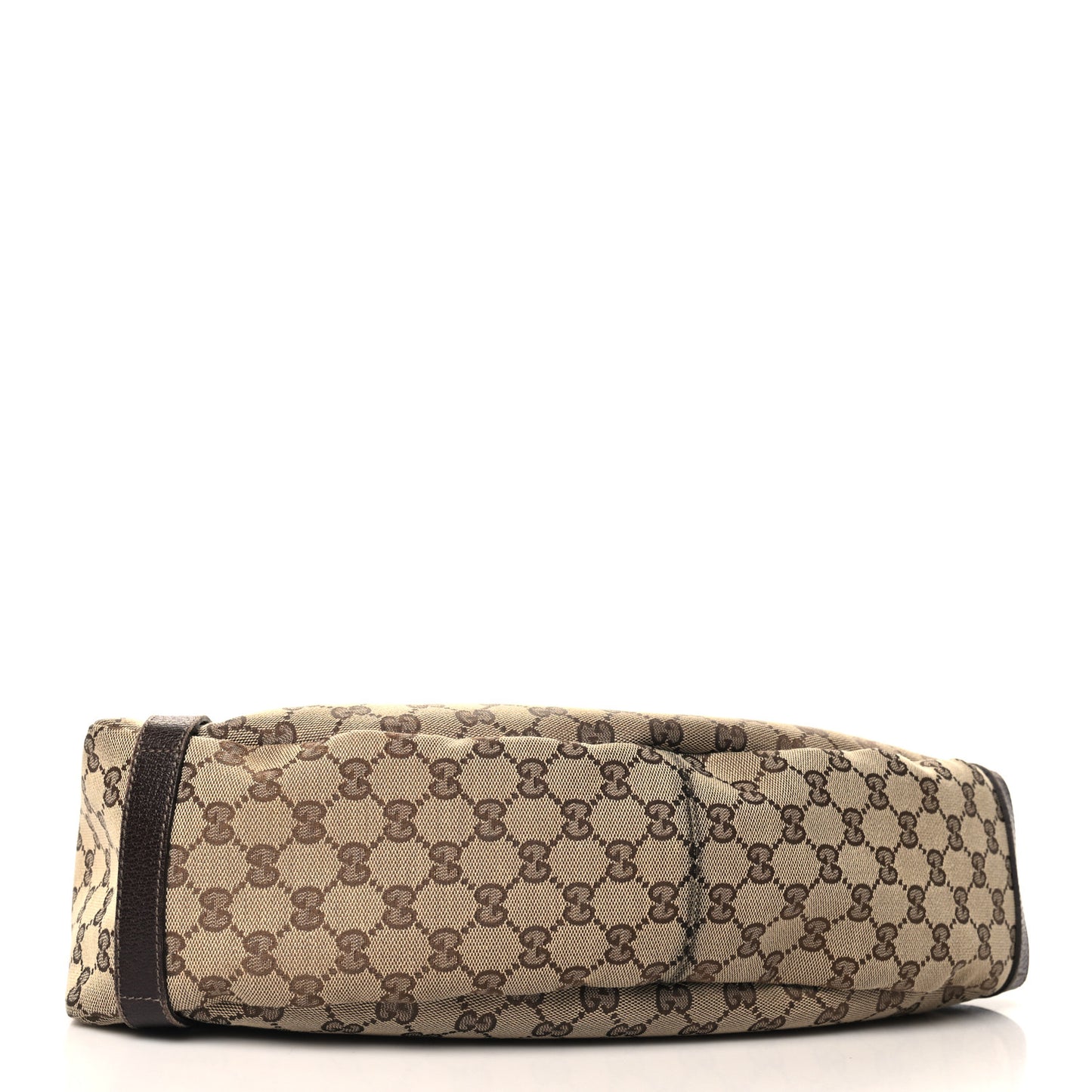 Monogram Medium Abbey Shoulder Bag Dark Brown