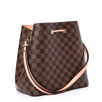 Louis Vuitton Damier Ebene Neonoe MM Venus Pink 2 of 8