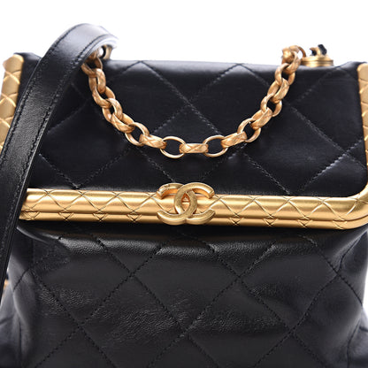 Chanel Lambskin Quilted My Crush Bag Black 10 of 10