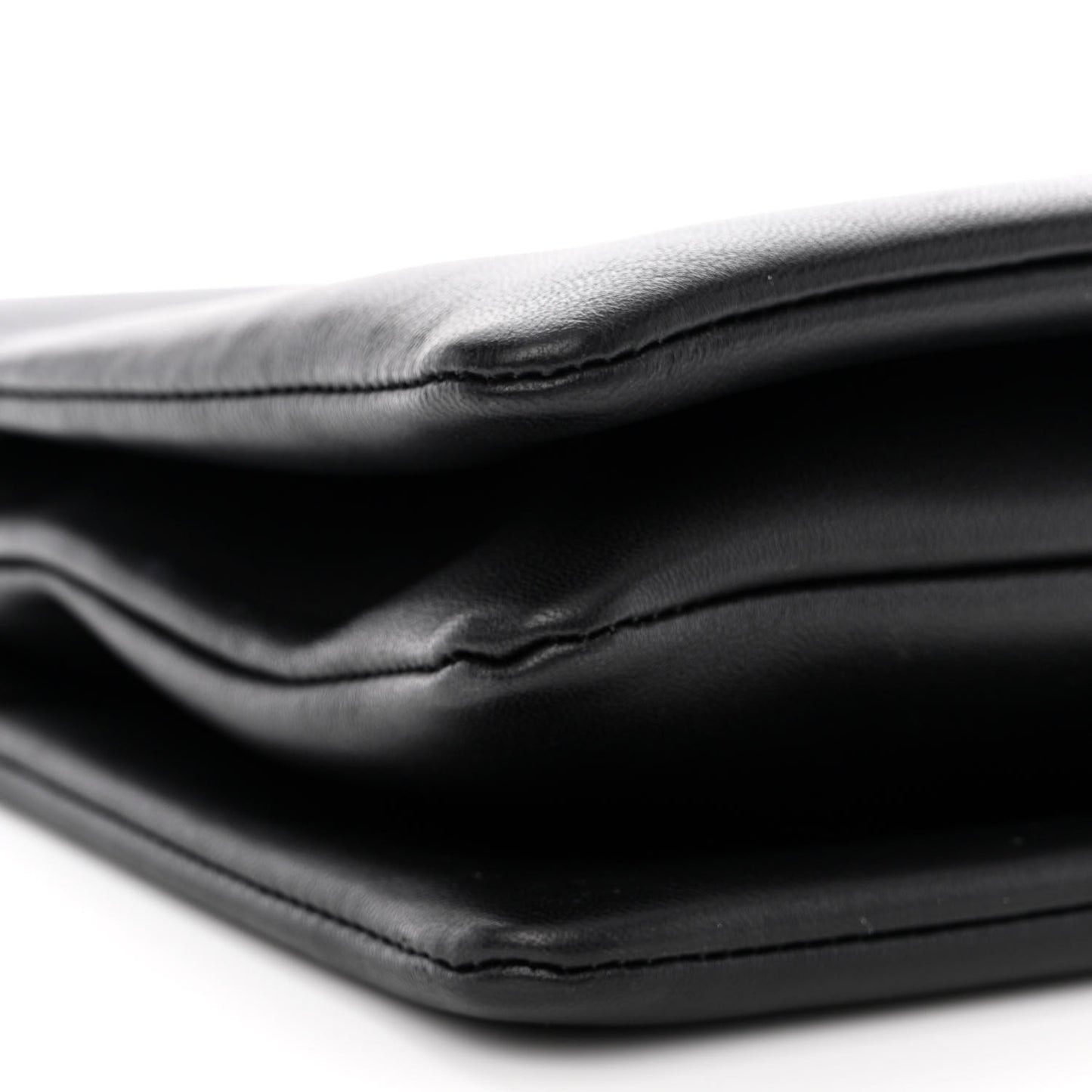 Lambskin Large Trio Crossbody Bag Black