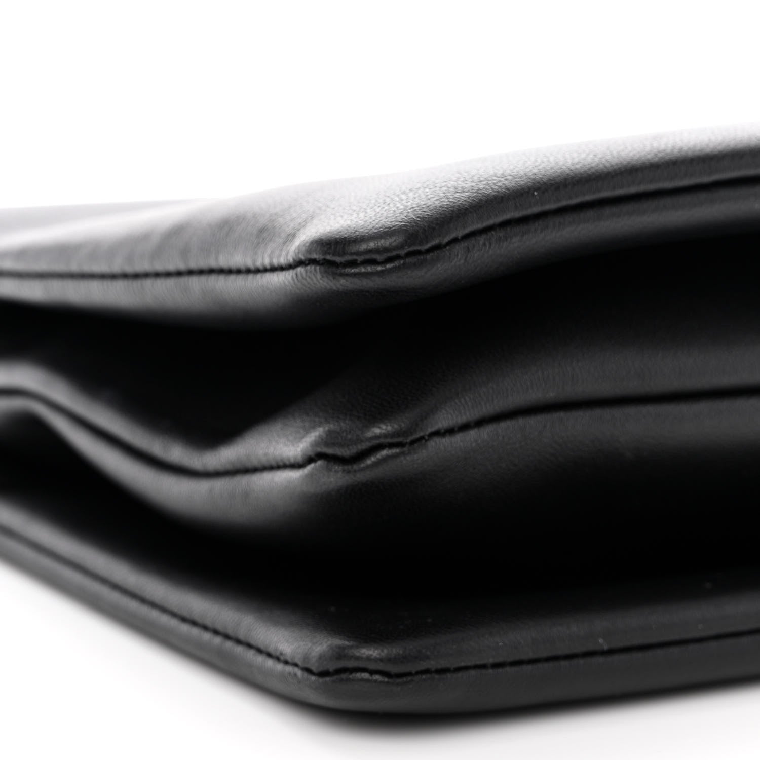 Celine Lambskin Large Trio Crossbody Bag Black 11 of 16