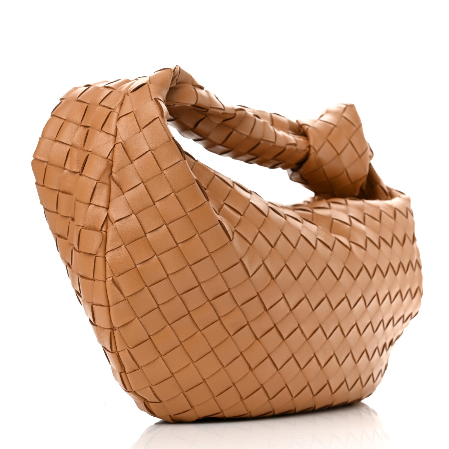 Bottega Veneta Nappa Intrecciato Teen Jodie Hobo Caramel 3 of 10
