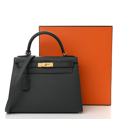Hermes Epsom Kelly Sellier 28 Bleu Orage 11 of 11