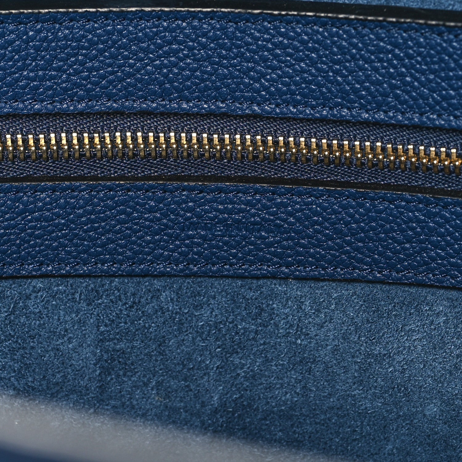 Celine Soft Grained Calfskin Small Belt Cabas Phantom Dark Blue 7 of 12