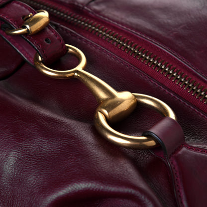 Gucci Soft Calfskin Icon Top Handle Bag Burgundy 14 of 19