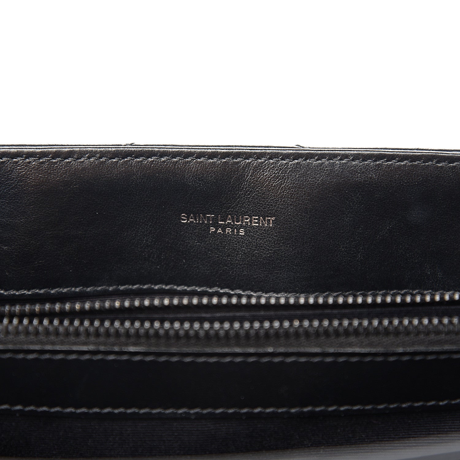 Saint Laurent Calfskin Y Quilted Monogram Medium Loulou Chain Satchel Black 5 of 10