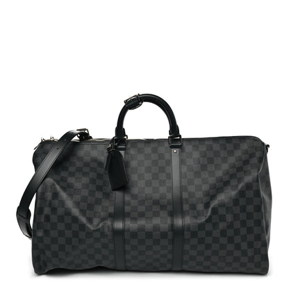 Louis Vuitton Damier Graphite Keepall Bandouliere 55 1 of 9