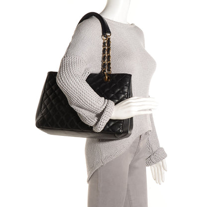 Chanel Caviar Quilted Grand Shopping Tote GST Black 2 of 7