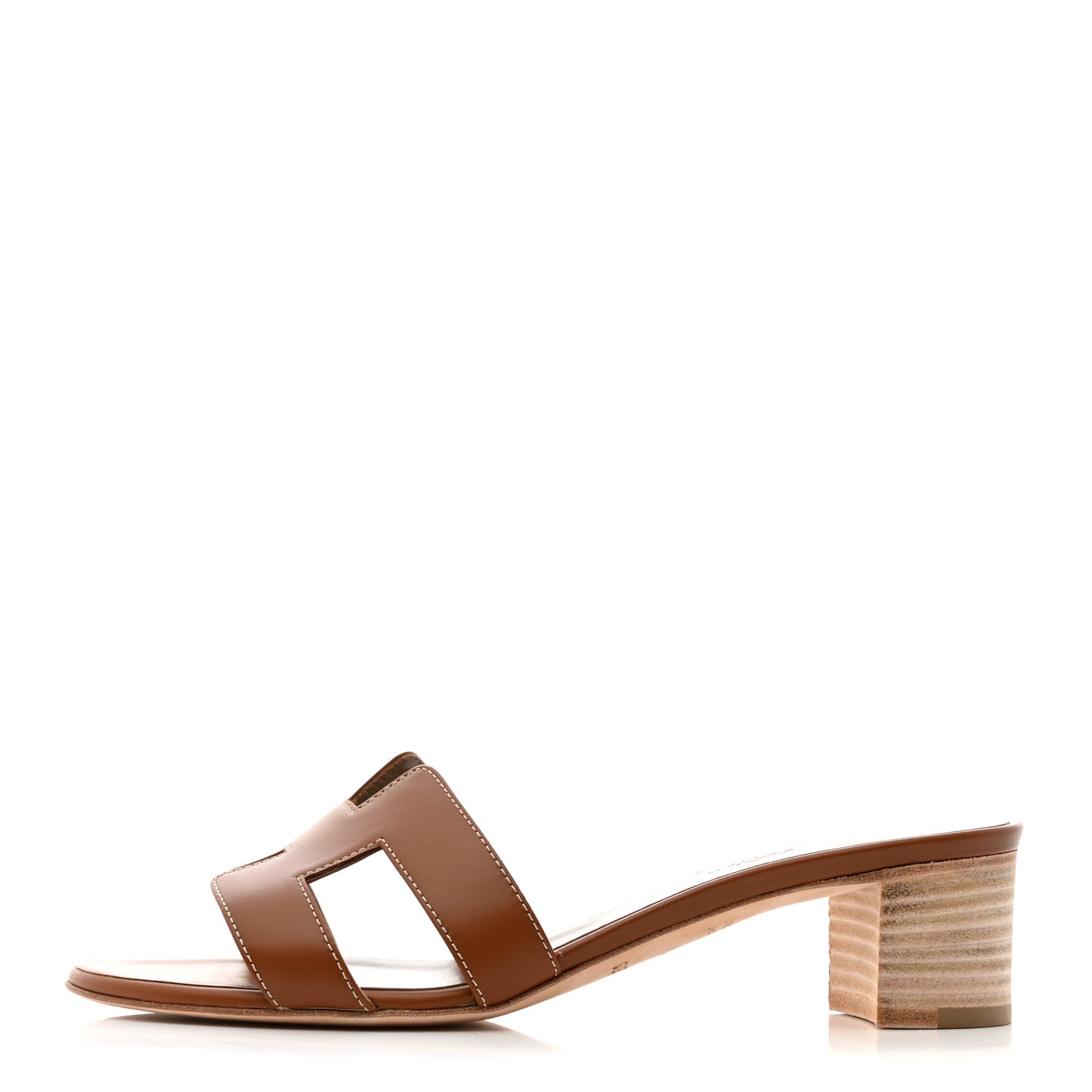 Calfskin Oasis Sandals 39 Gold