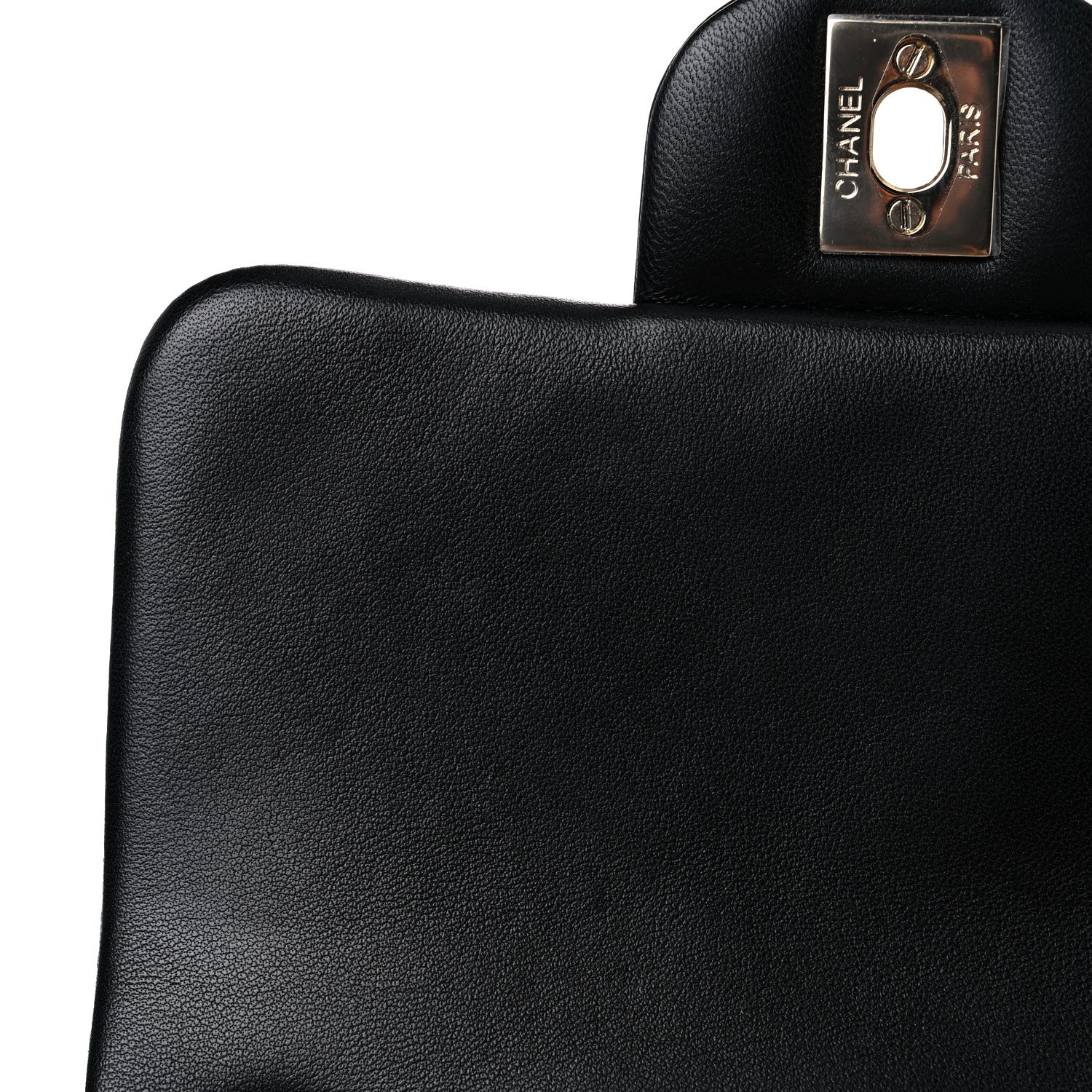 Chanel Lambskin Quilted Mini Square Flap Black 15 of 17