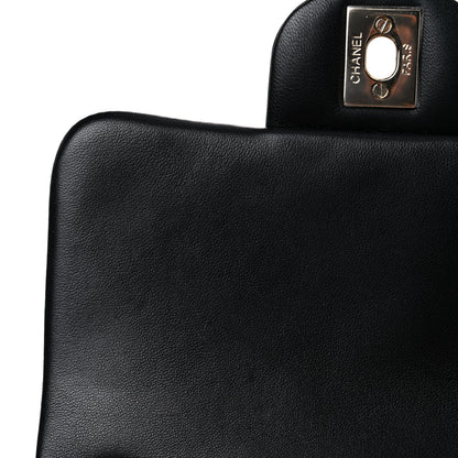 Chanel Lambskin Quilted Mini Square Flap Black 15 of 17