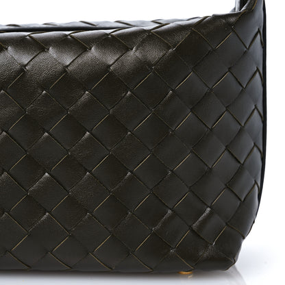 Bottega Veneta Calfskin Nappa Intrecciato Mini Wallace Kaki 8 of 12