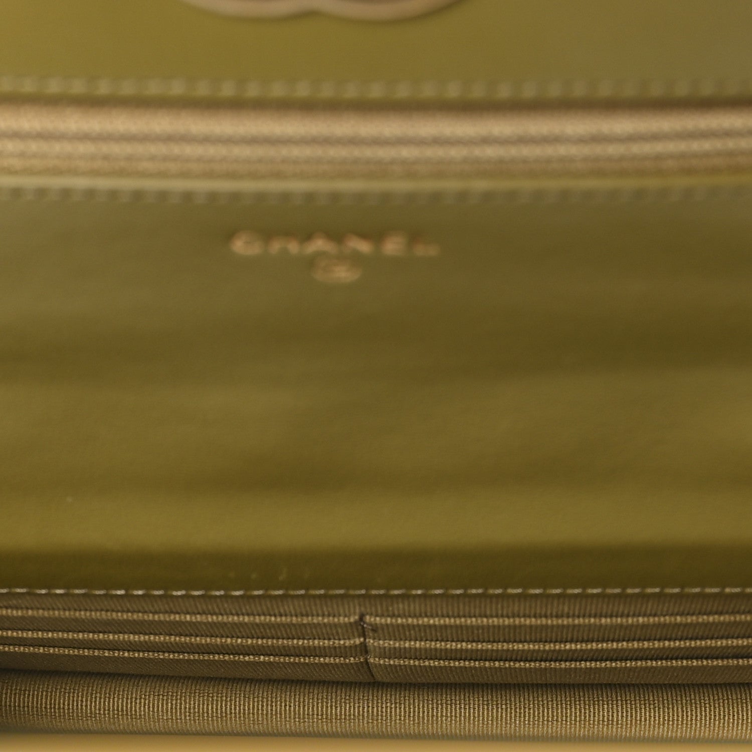 Chanel Lambskin Quilted Chanel 19 Wallet On Chain WOC Green 5 of 12