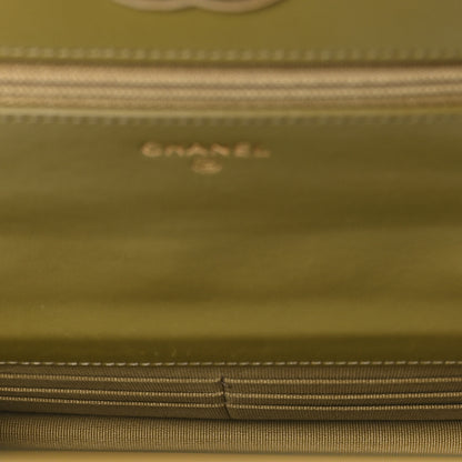 Chanel Lambskin Quilted Chanel 19 Wallet On Chain WOC Green 5 of 12
