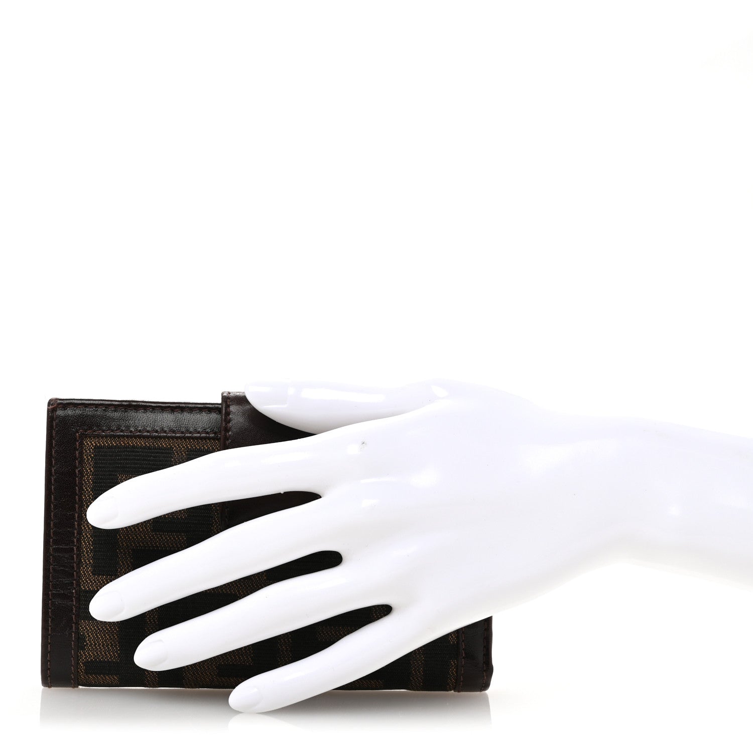 Fendi Zucca Calfskin Donna Wallet Tobacco 2 of 11