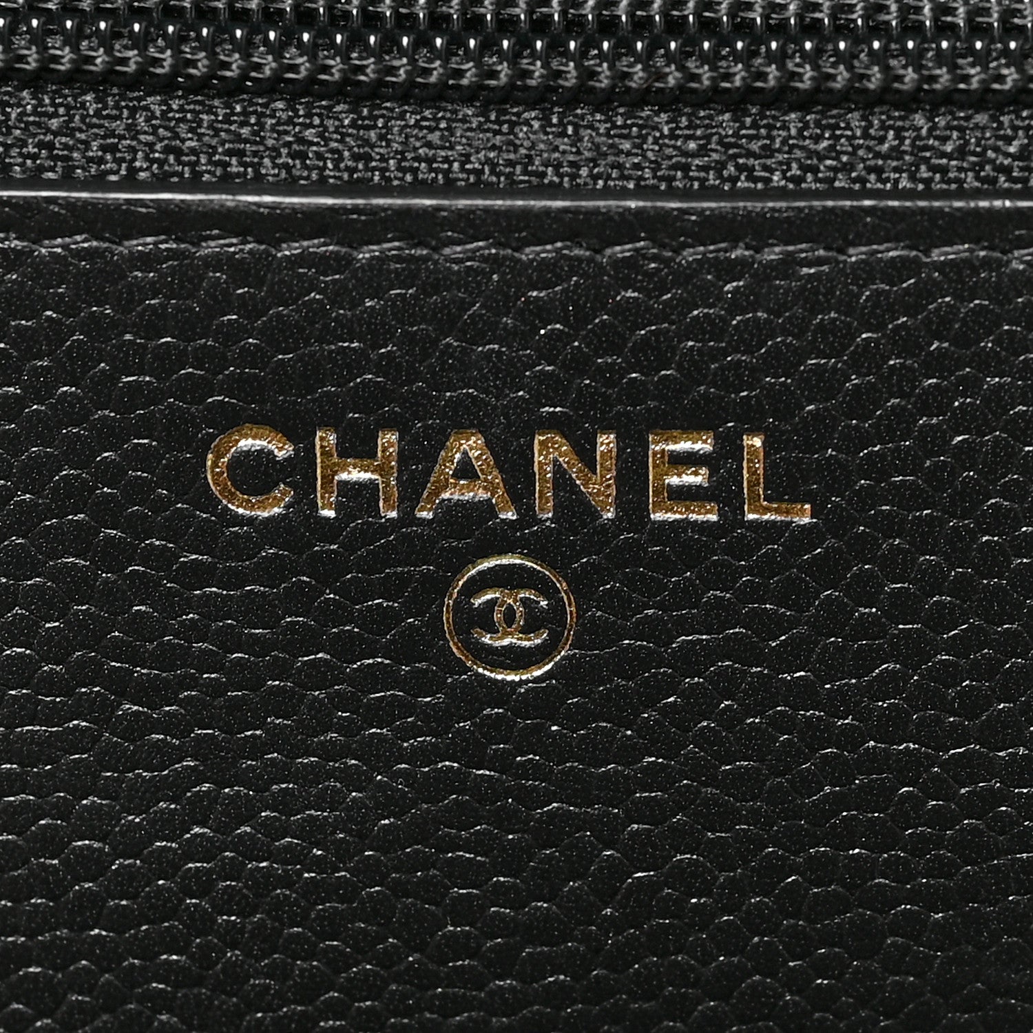 Chanel Caviar Quilted Tiny CC Wallet On Chain WOC Black 6 of 9