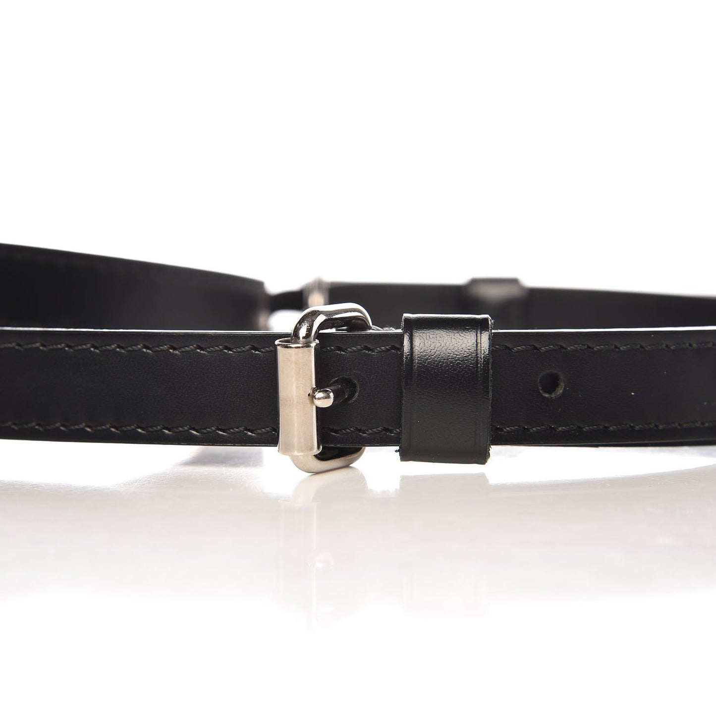 Calfskin 16mm Adjustable Shoulder Strap Black